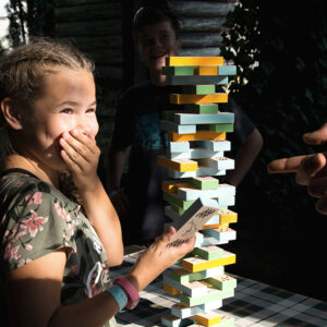 Wooden game about water